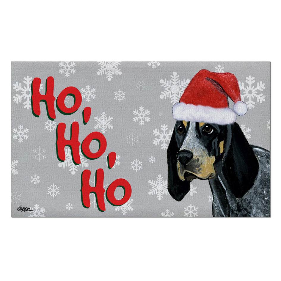Bluetick Coonhound Holiday Welcome Mat