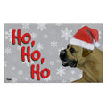 Boerboel Holiday Welcome Mat