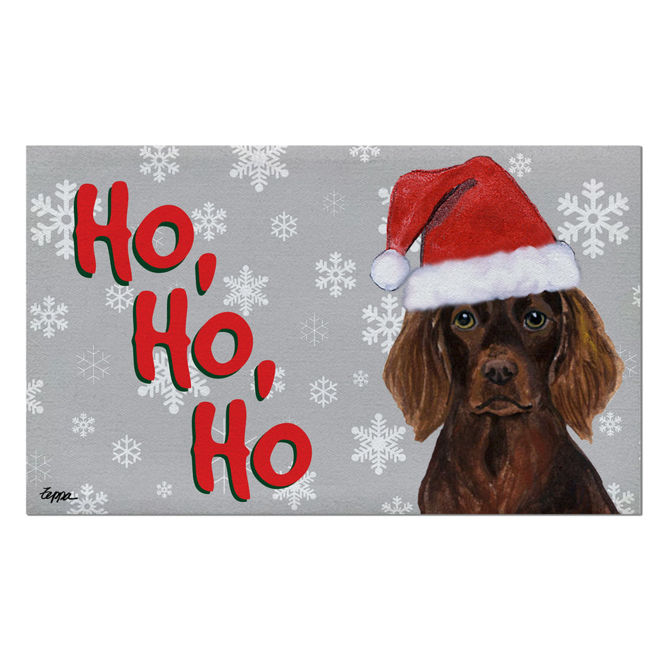 Boykin Spaniel Holiday Welcome Mat