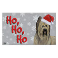 Briard Holiday Welcome Mat