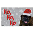 Bull Mastiff Holiday Welcome Mat