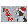 Bull Terrier Holiday Welcome Mat