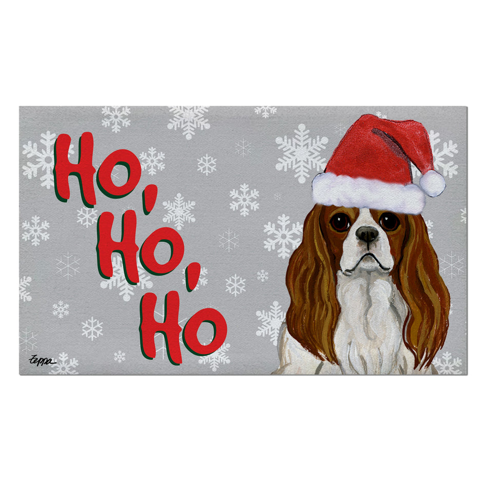 Cavalier King Charles Spaniel Holiday Welcome Mat