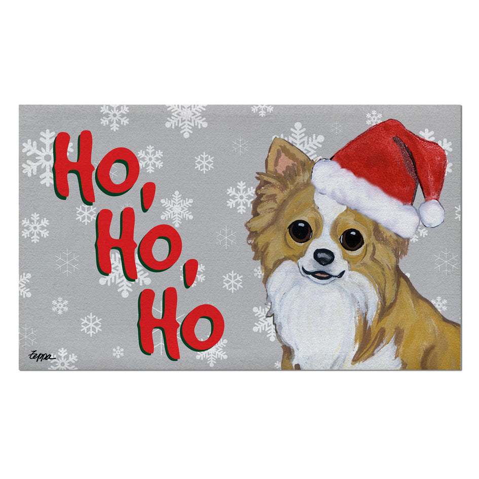 Chihuahua Holiday Welcome Mat