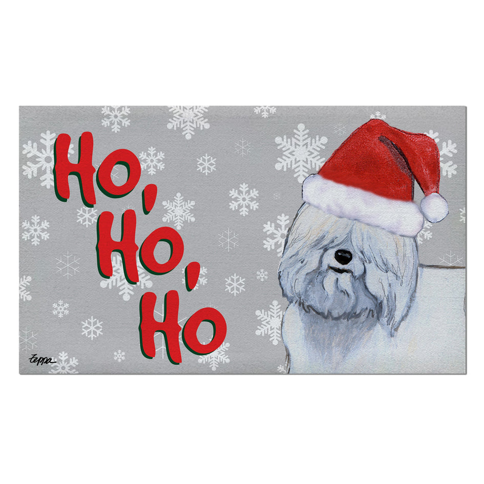 Cotton Du Tulear Holiday Welcome Mat