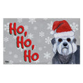 Dandi Dinmont Terrier Holiday Welcome Mat