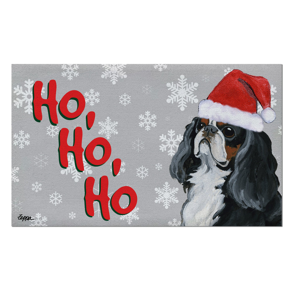 English Toy Spaniel Holiday Welcome Mat