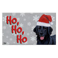 Flat Coated Retriever Holiday Welcome Mat