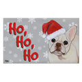 French Bulldog Holiday Welcome Mat