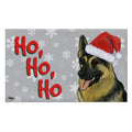 German Shepherd Holiday Welcome Mat