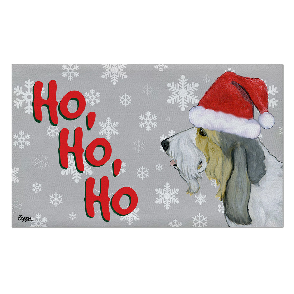 Grand Basset Griffon Vendeen Holiday Welcome Mat
