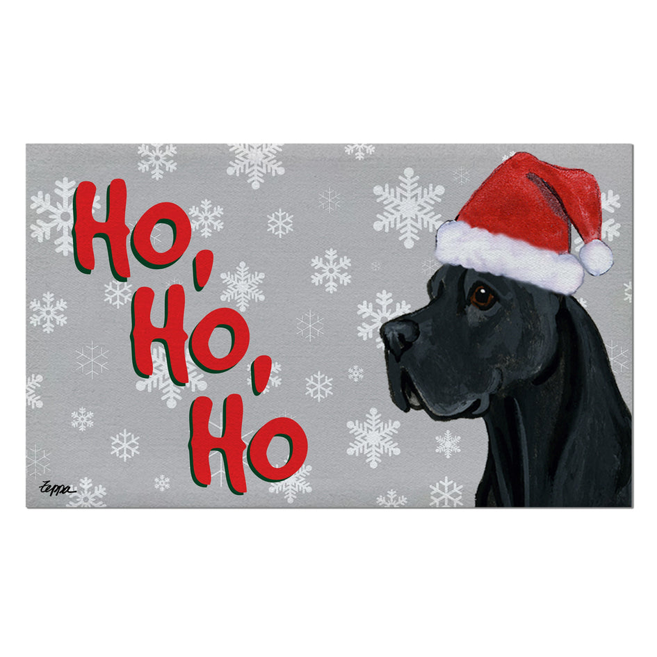 Great Dane Holiday Welcome Mat