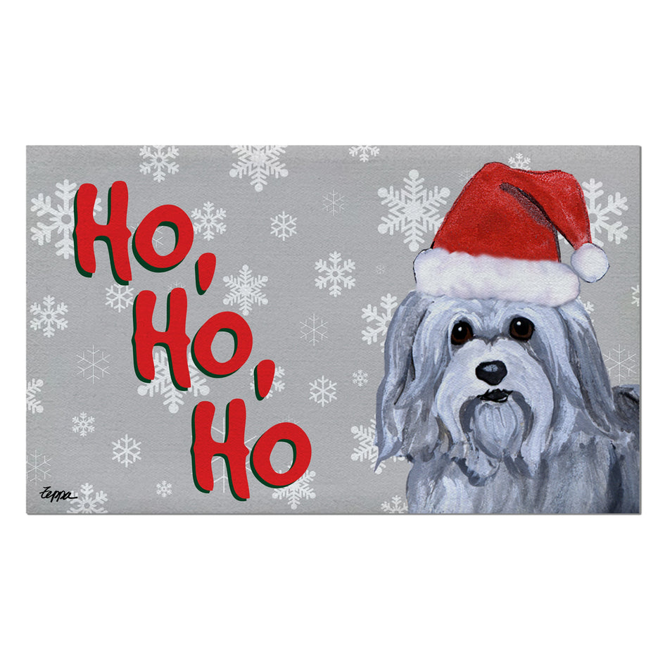 Havanese Holiday Welcome Mat