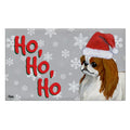 Japanese Chin Holiday Welcome Mat