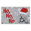 Komondor Holiday Welcome Mat