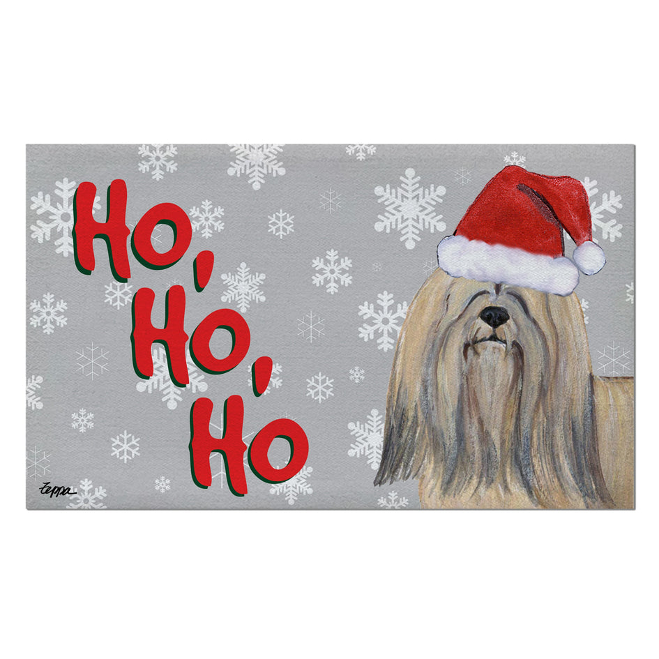 Lhasa Apso Holiday Welcome Mat