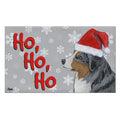 Miniature American Shepherd Holiday Welcome Mat