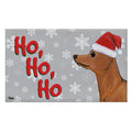 Miniature Pincher Holiday Welcome Mat