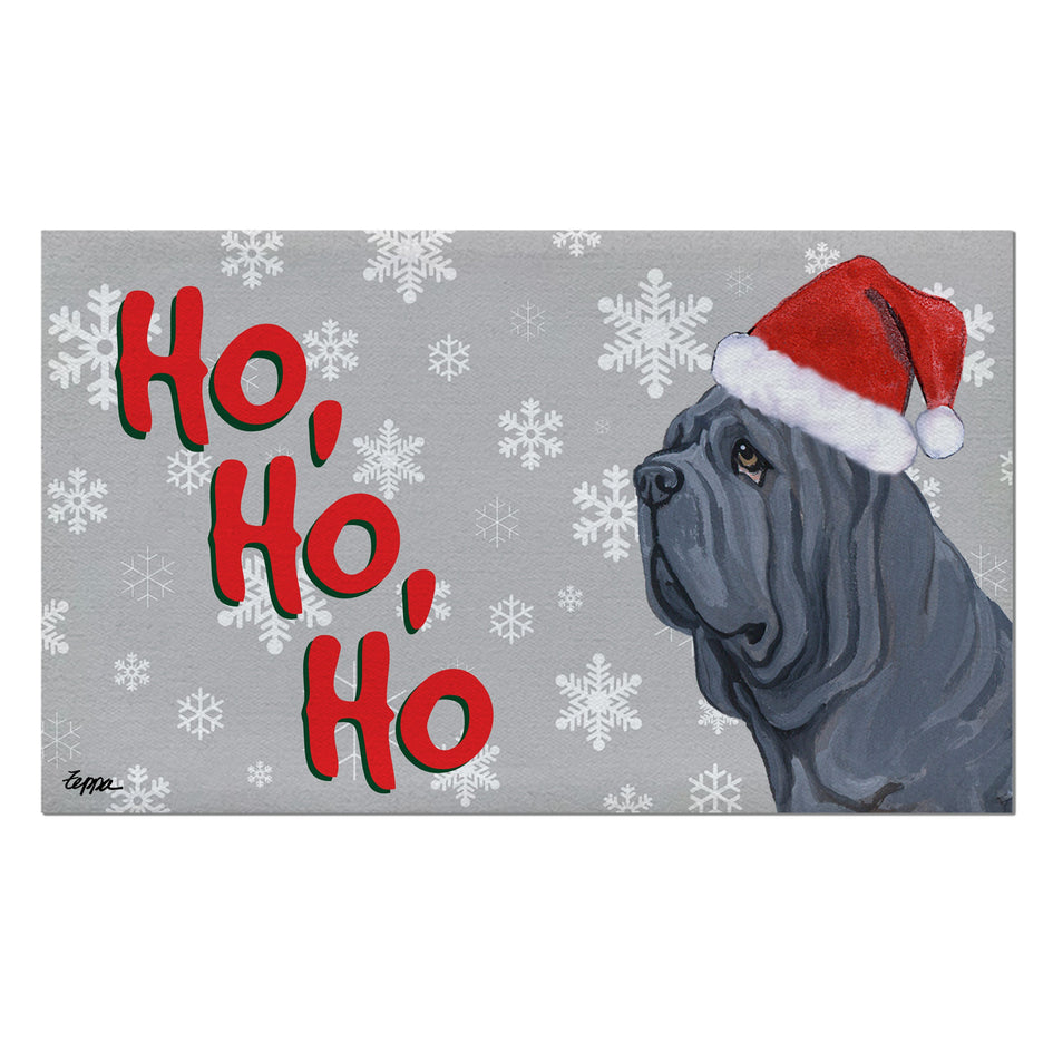 Neapolitan Mastiff Holiday Welcome Mat