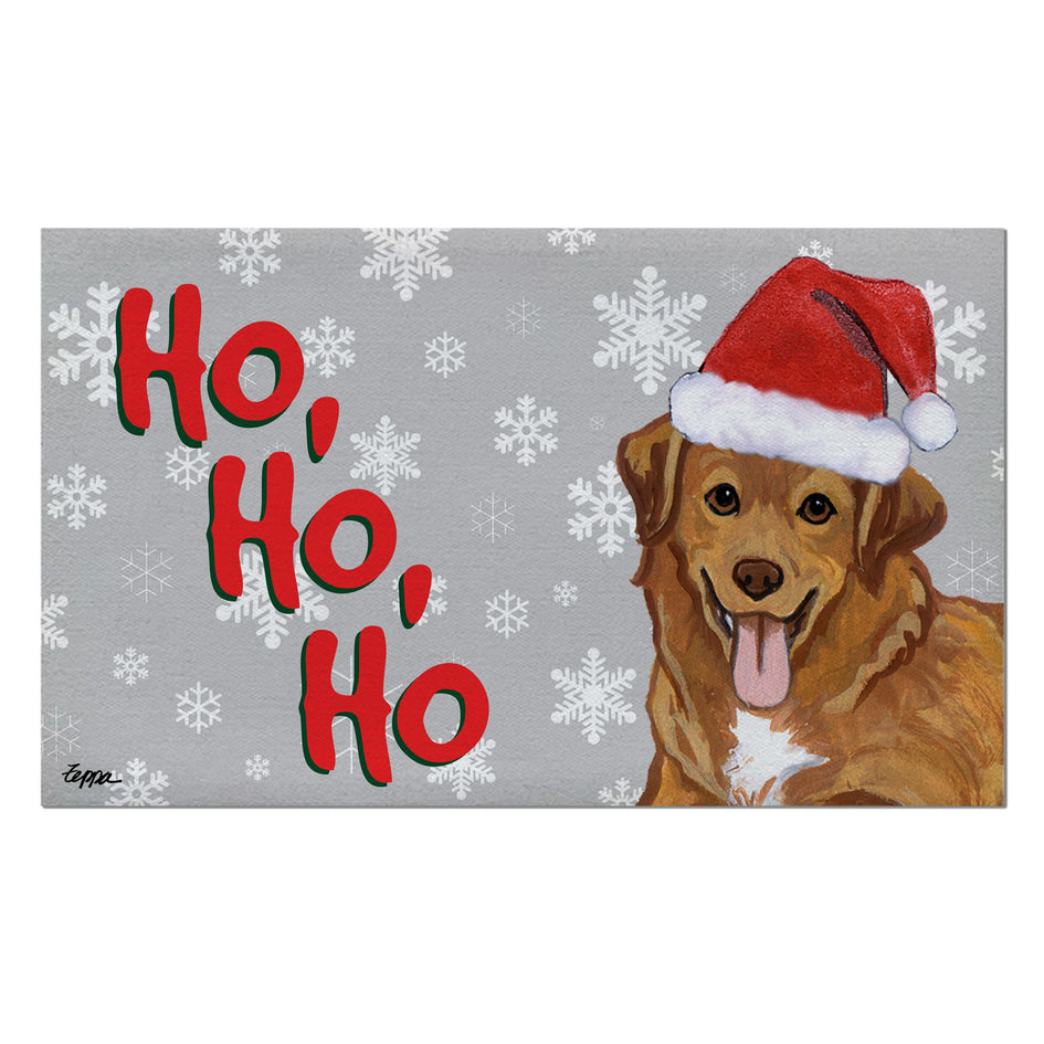 Nova Scotia Duck Toller Holiday Welcome Mat