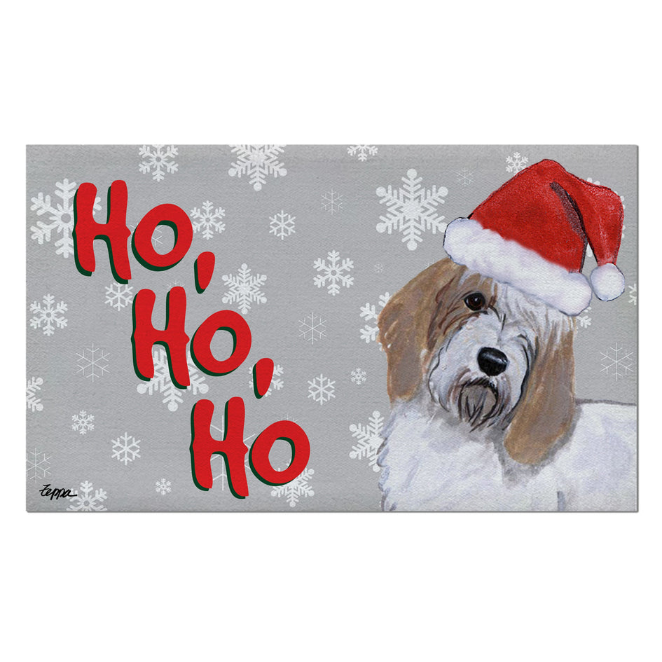 Petite Basset Griffon Vendeen Holiday Welcome Mat