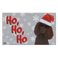 Poodle Holiday Welcome Mat