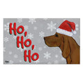 Redbone Coonhound Holiday Welcome Mat