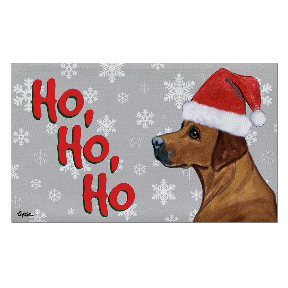 Rhodesian Ridgeback Holiday Welcome Mat