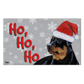 Rottweiler Holiday Welcome Mat