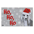 Saluki Holiday Welcome Mat