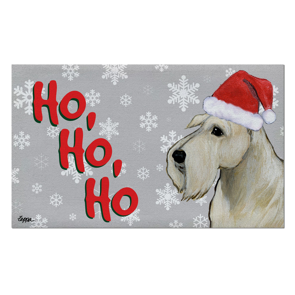 Scottish Terrier Holiday Welcome Mat