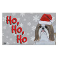 Shih Tzu Holiday Welcome Mat