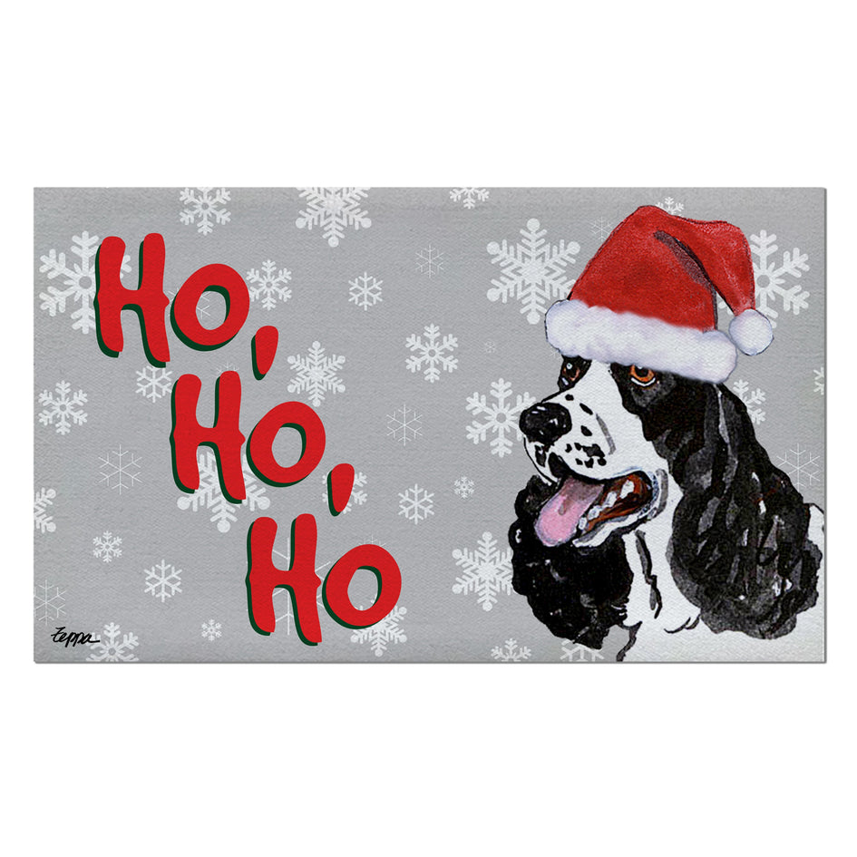 Springer Spaniel Holiday Welcome Mat