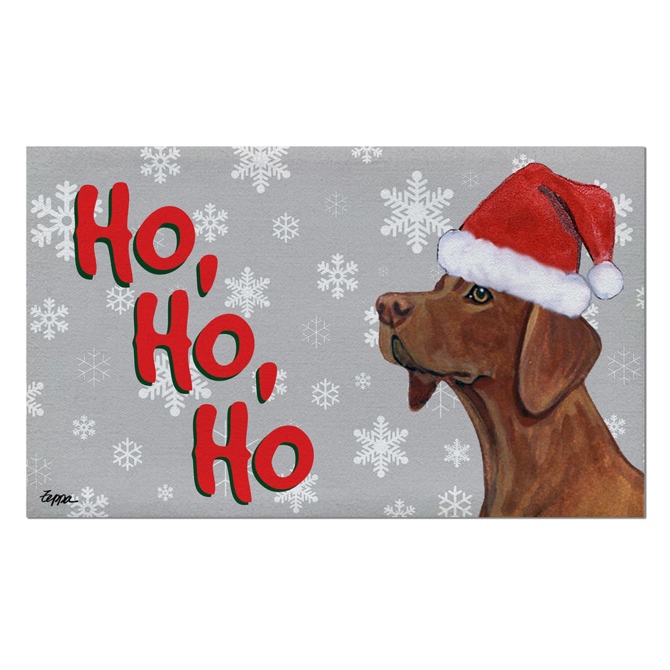 Vizsla Holiday Welcome Mat