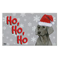 Weimaraner Holiday Welcome Mat