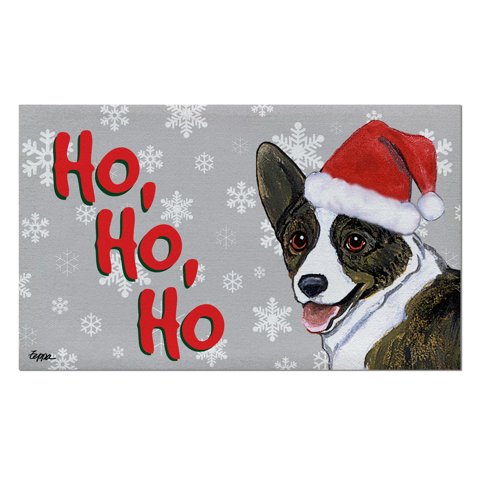 Cardigan Welsh Corgi Holiday Welcome Mat