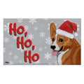 Welsh Corgi Pembroke Holiday Welcome Mat