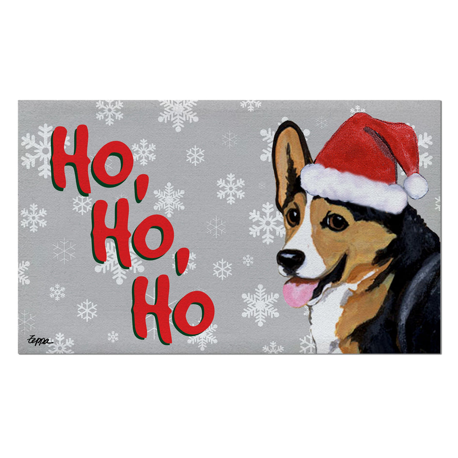 Welsh Corgi Pembroke Holiday Welcome Mat