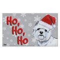 West Highland Terrier Holiday Welcome Mat