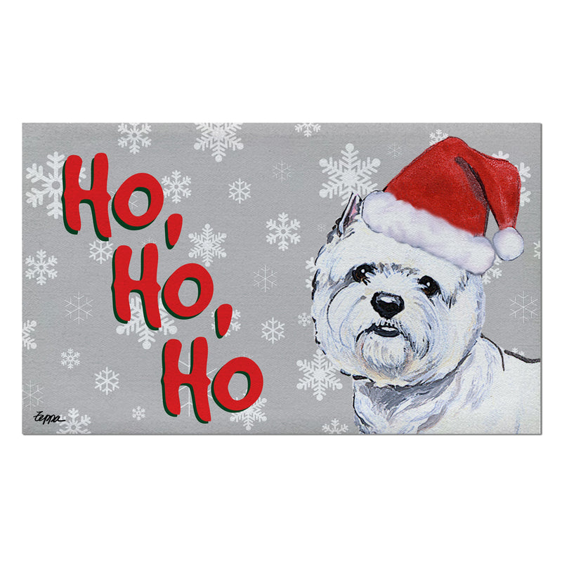 West Highland Terrier Holiday Welcome Mat