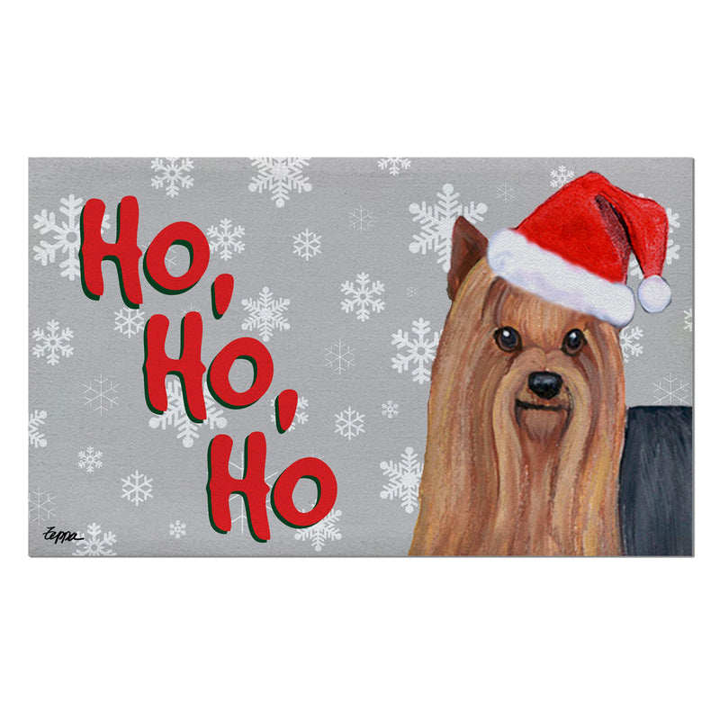 Yorkshire Terrier Holiday Welcome Mat