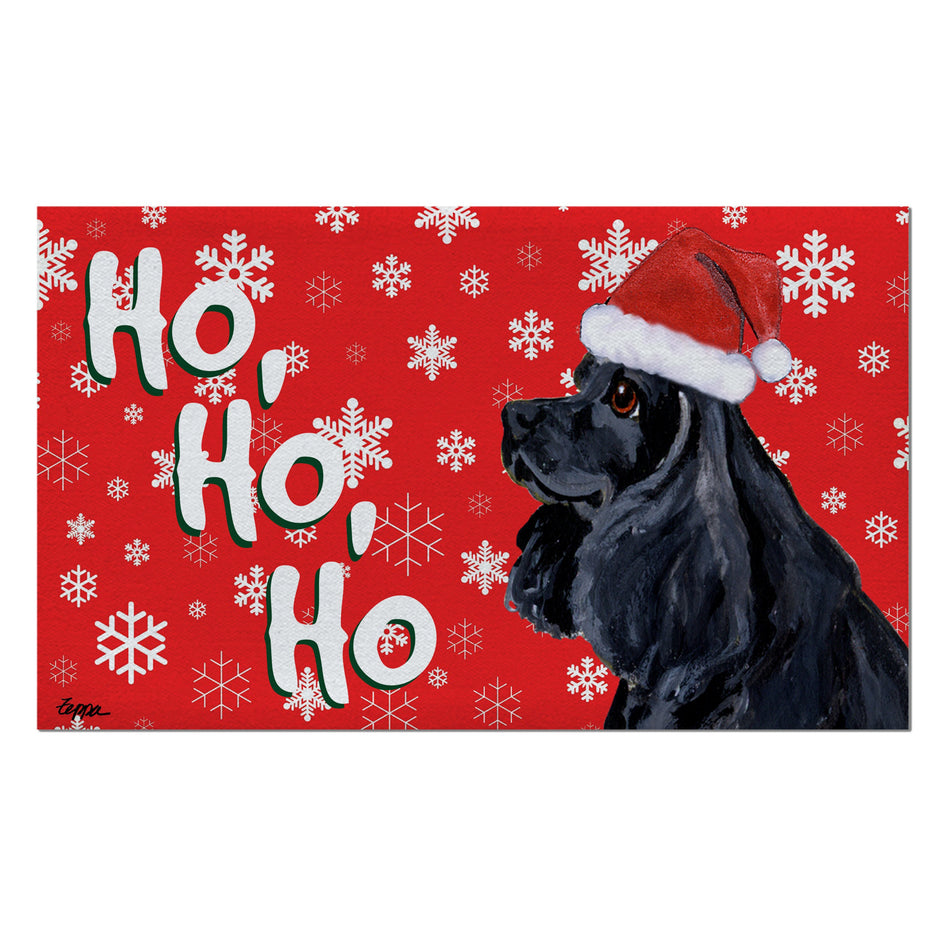 Cocker Spaniel Holiday Welcome Mat