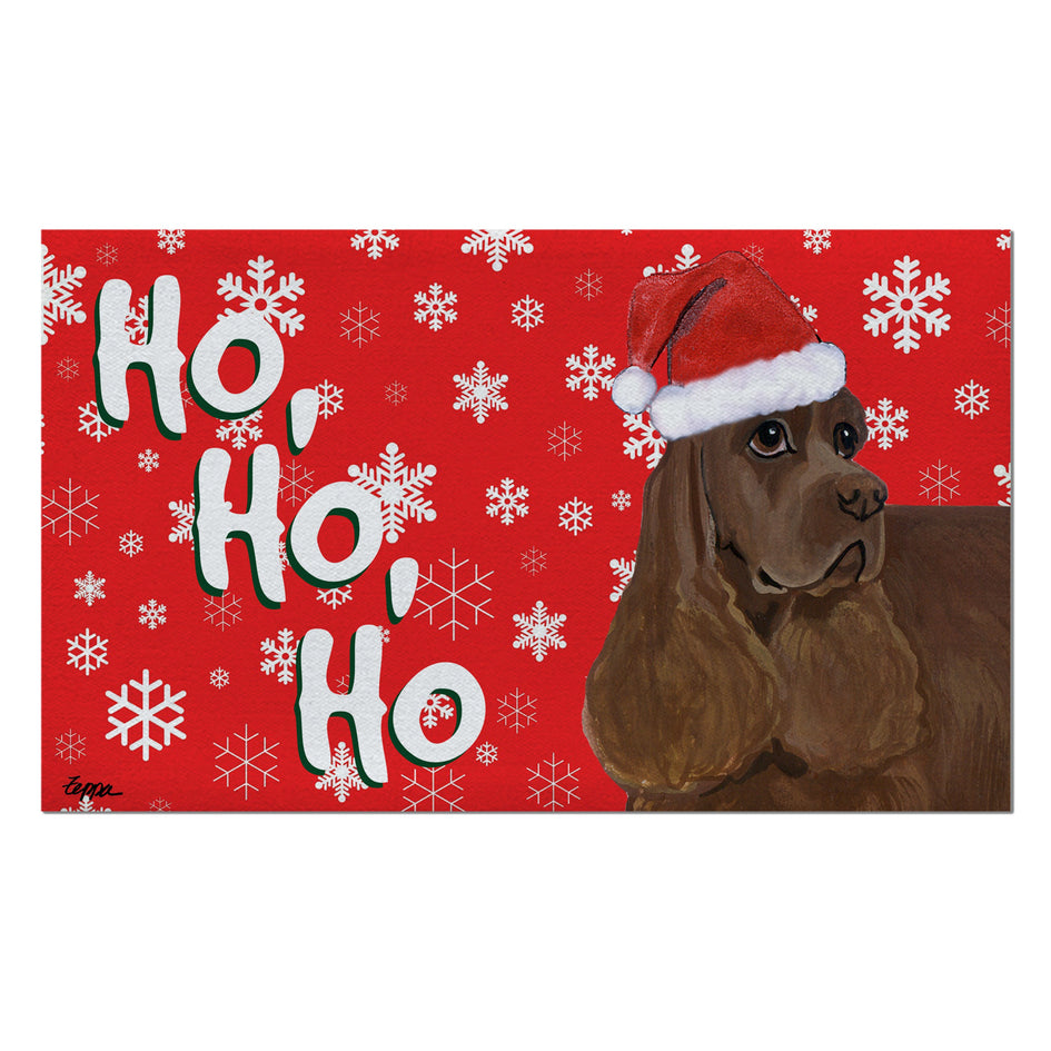 Cocker Spaniel Holiday Welcome Mat