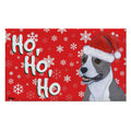 American Staffordshire Terrier Holiday Welcome Mat