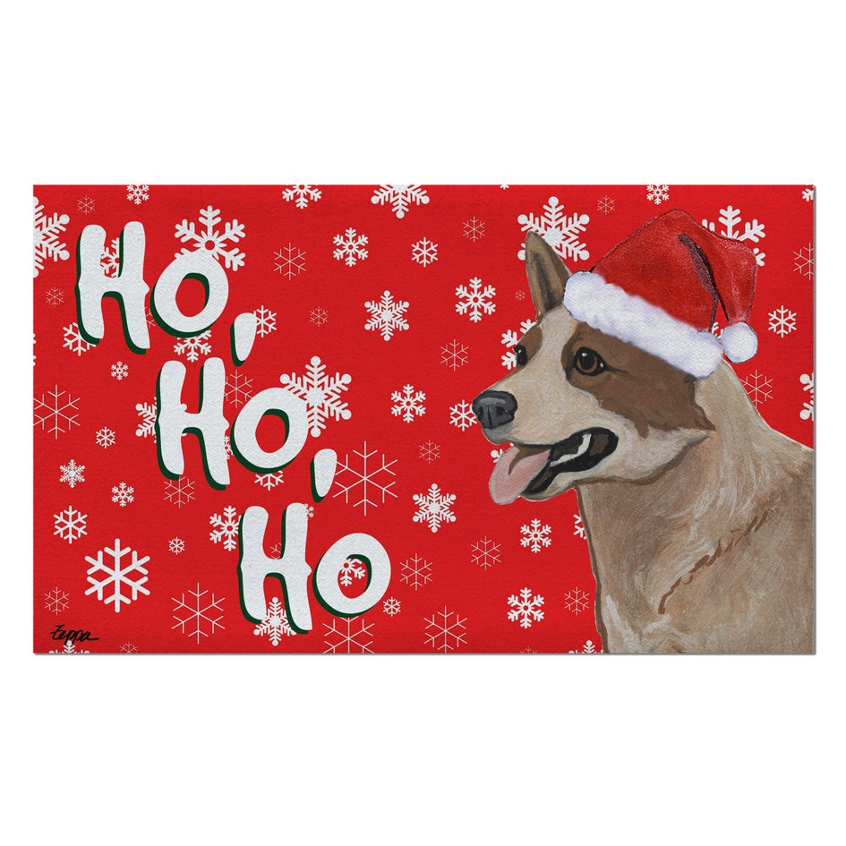 Australian Cattle Dog Holiday Welcome Mat