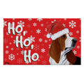 Basset Hound Holiday Welcome Mat