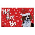 Beagle Holiday Welcome Mat