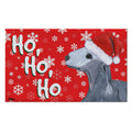 Bedlington Terrier Holiday Welcome Mat