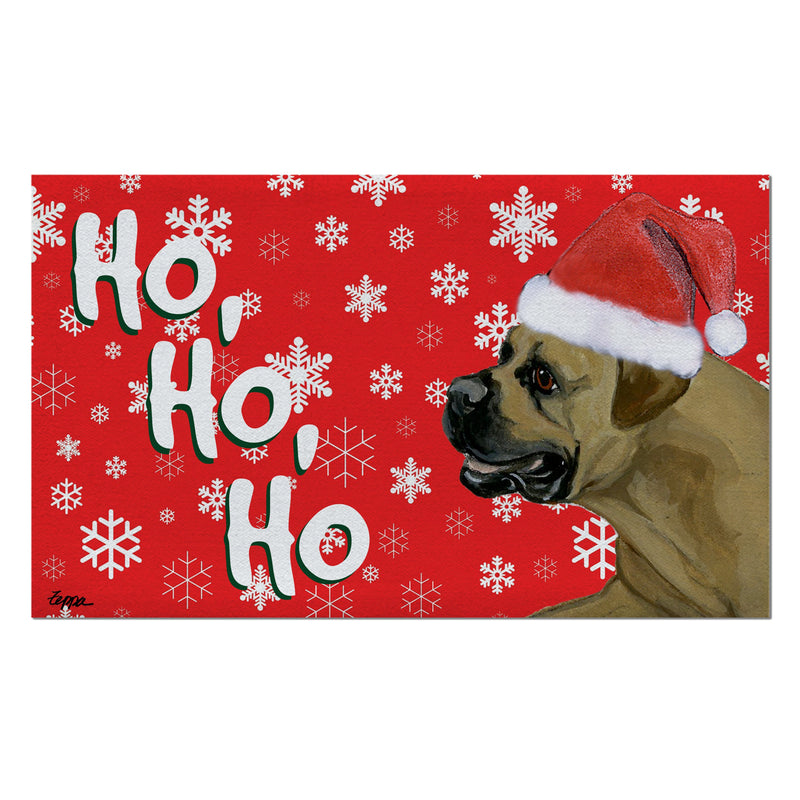 Boerboel Holiday Welcome Mat
