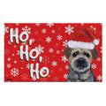 Border Terrier Holiday Welcome Mat